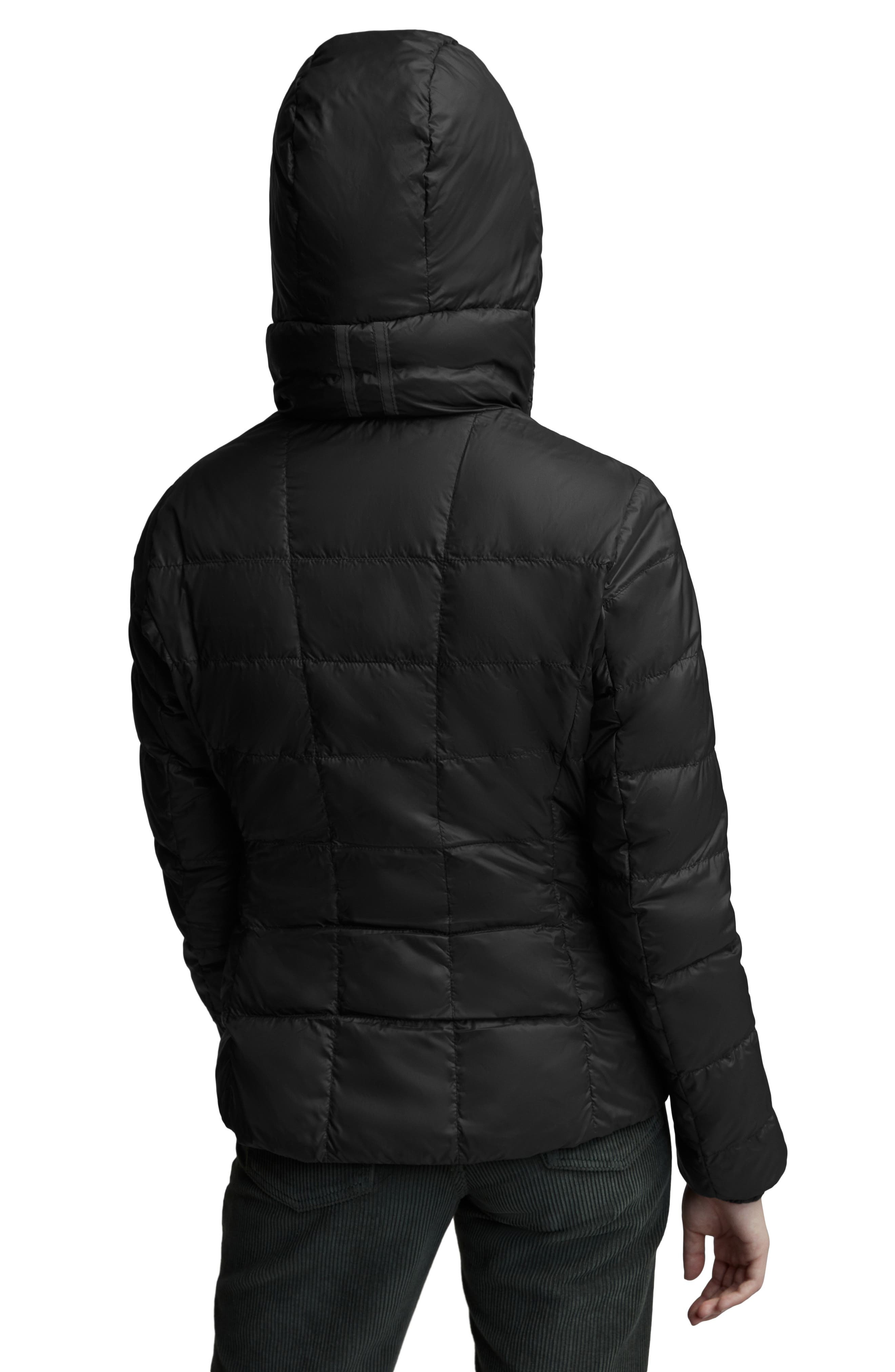 Canada Goose Abbott Packable Hooded 750 Fill Power Down Jacket in Black at Nordstrom - 3