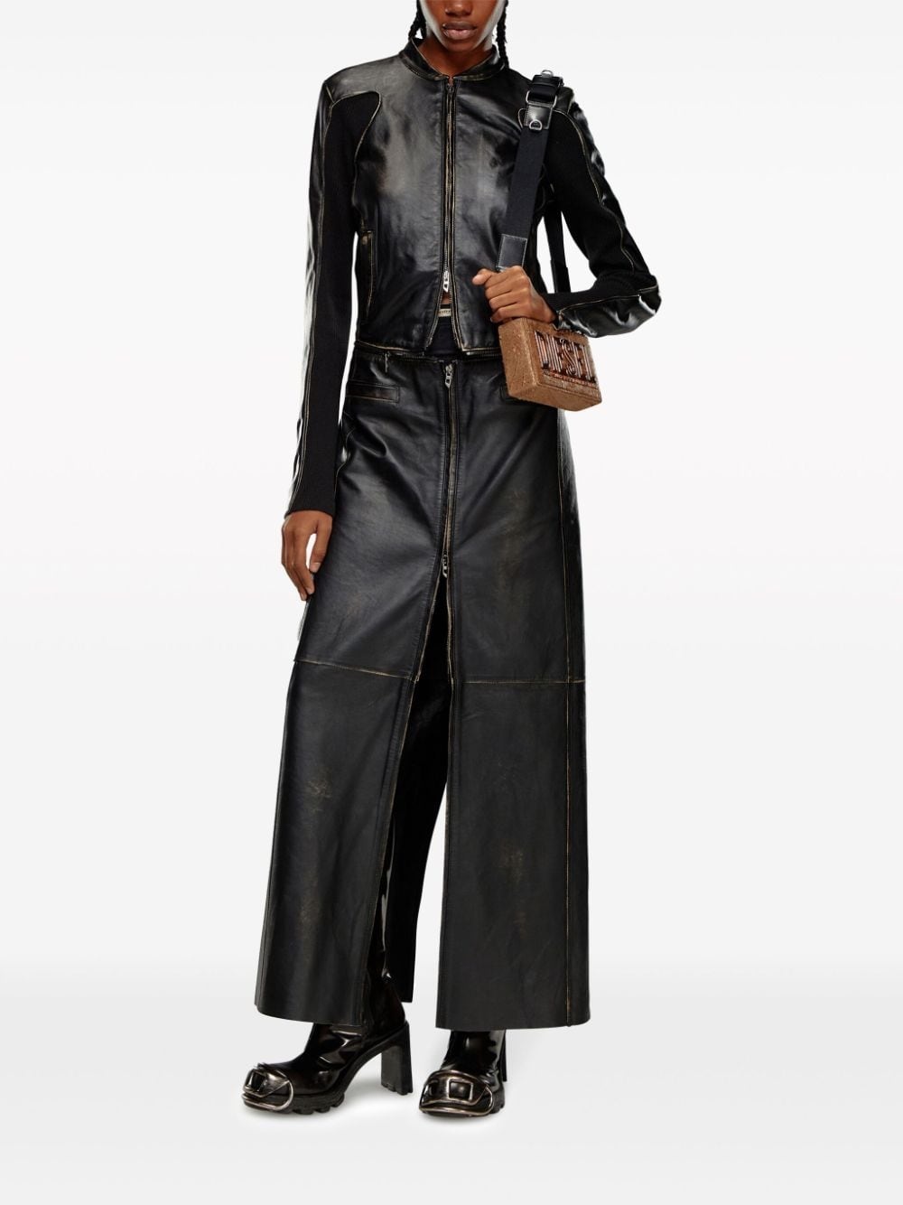 L-Tot leather maxi dress - 2