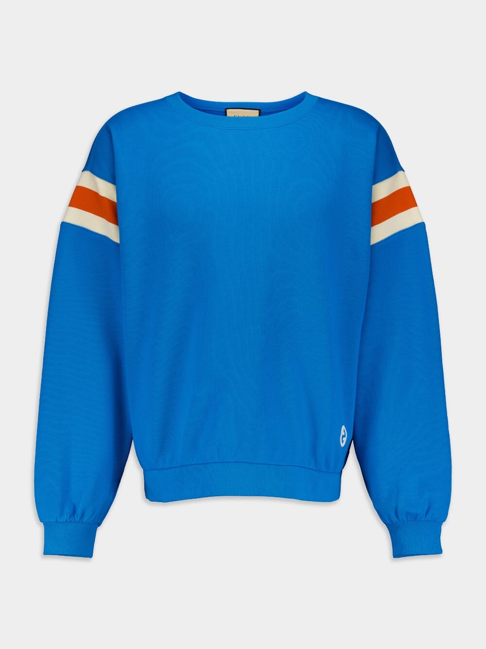 Gucci Web Light Felted Cotton Sweatshirt - 1