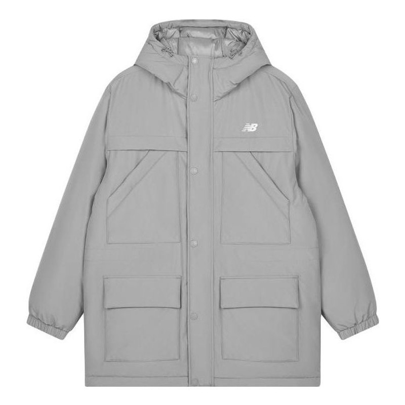 New Balance Sport Long Down Jacket 'Grey' AMJ33320-TAG - 1