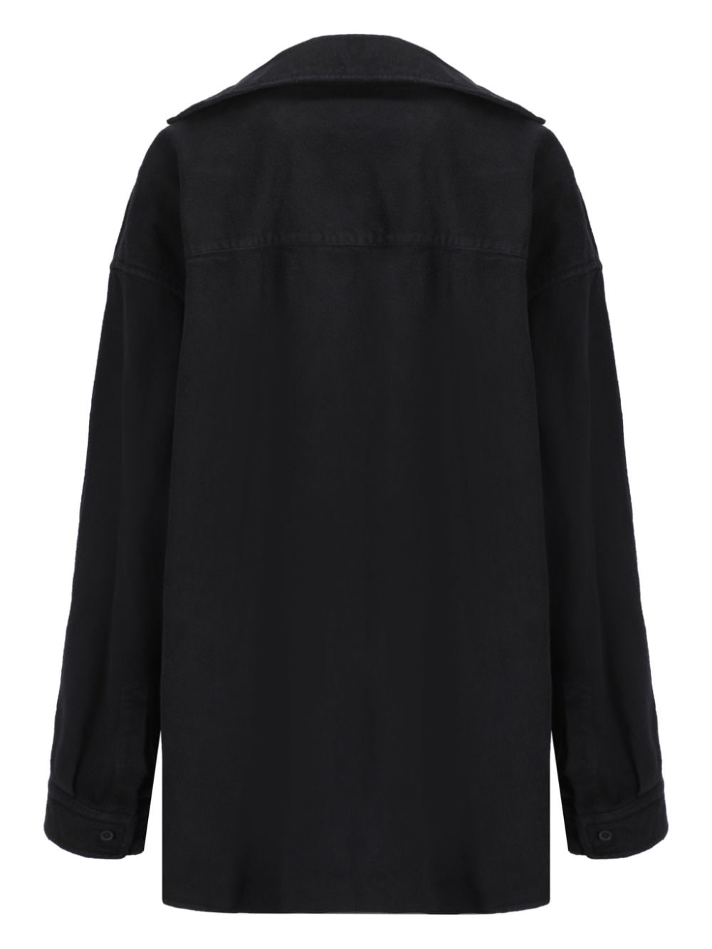 layered-design shirt - 2