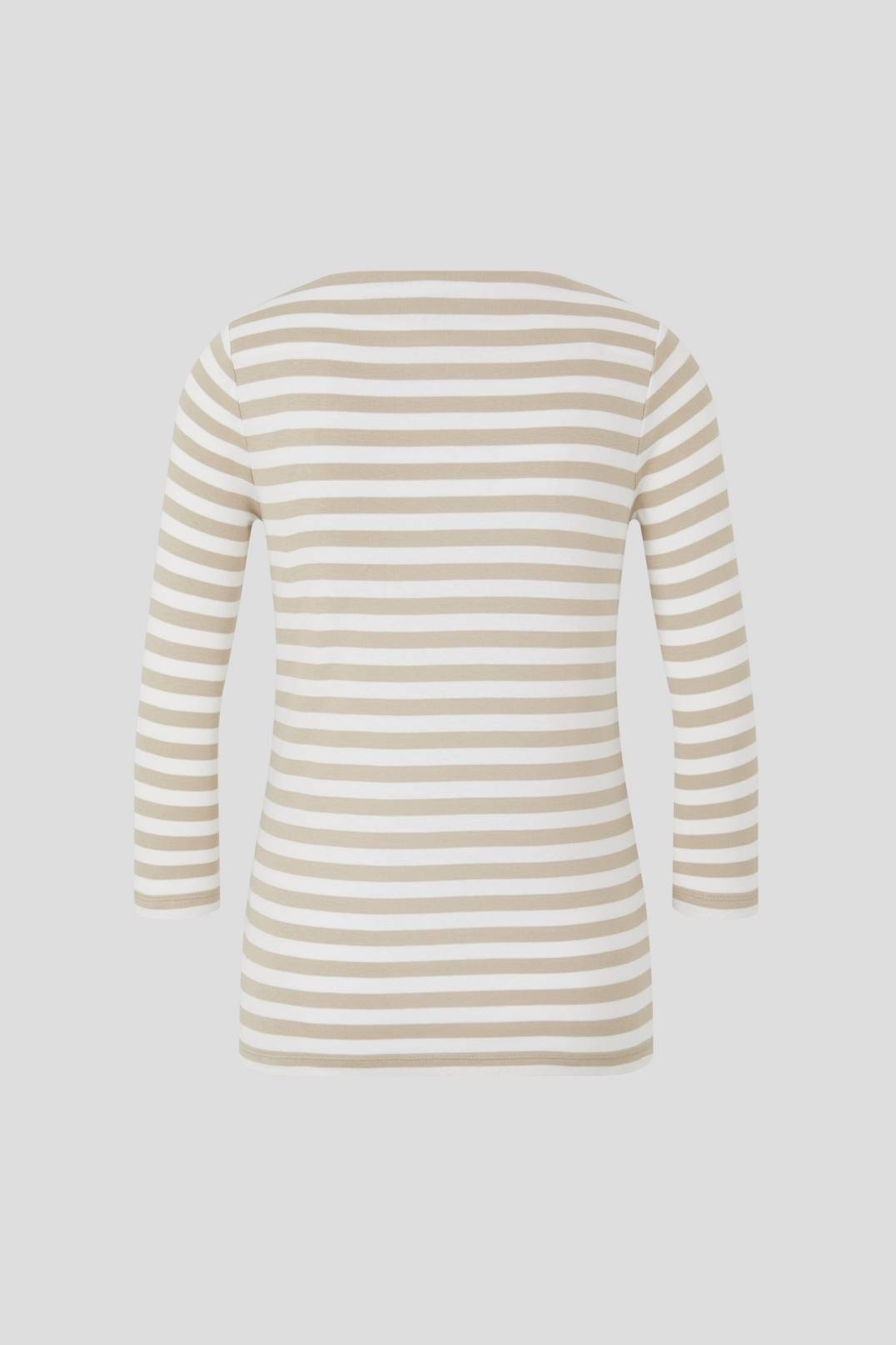 LOUNA LONGSLEEVE IN BEIGE/OFF-WHITE - 5