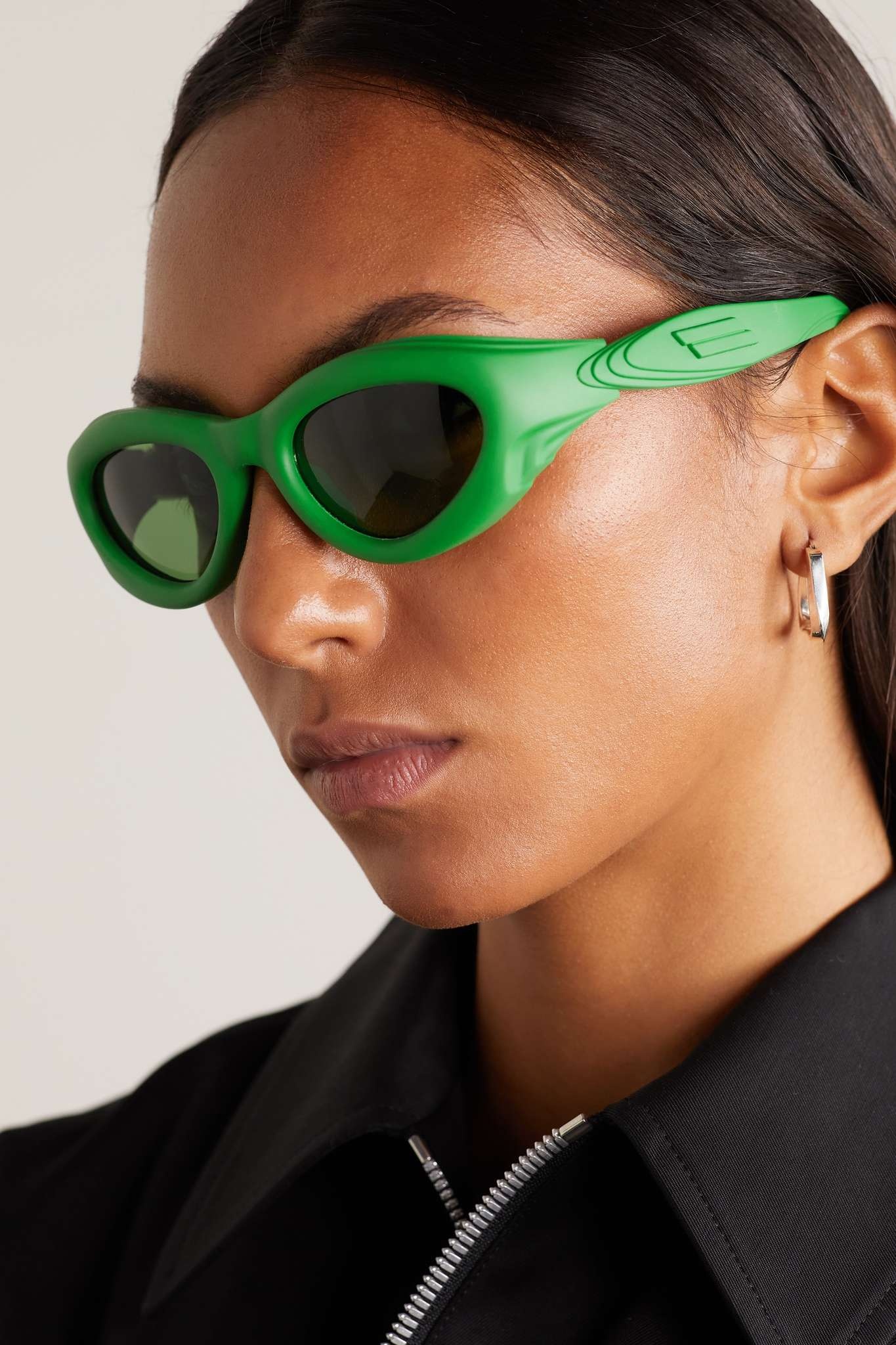 Cat-eye acetate sunglasses - 2
