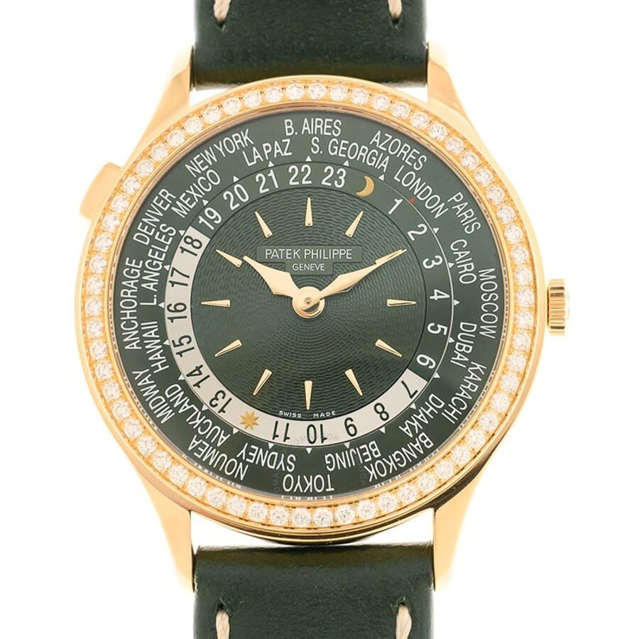 Patek Philippe World Time Automatic Crystal Men's Watch 7130R-014 - 2