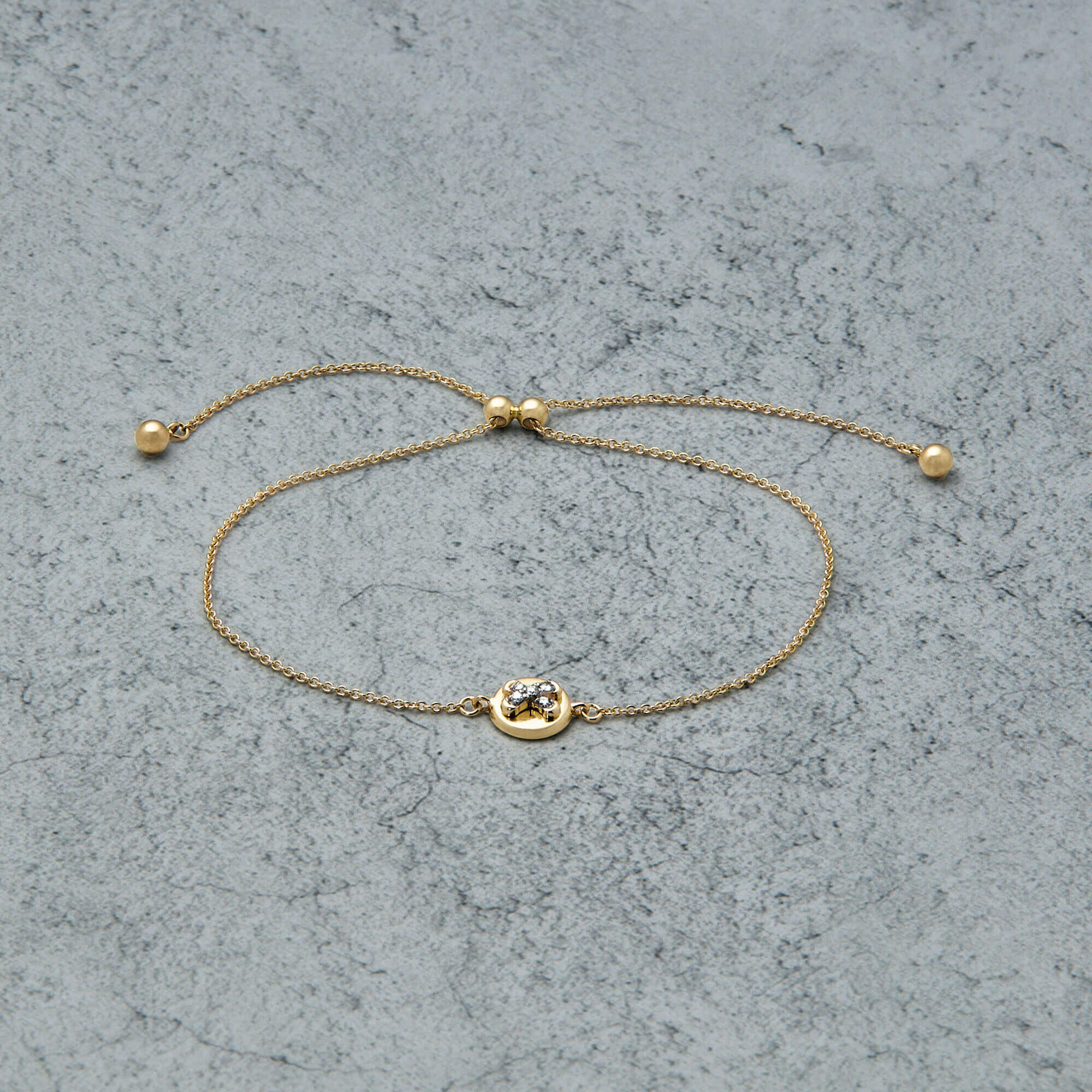 Diamond Button Bracelet - 4