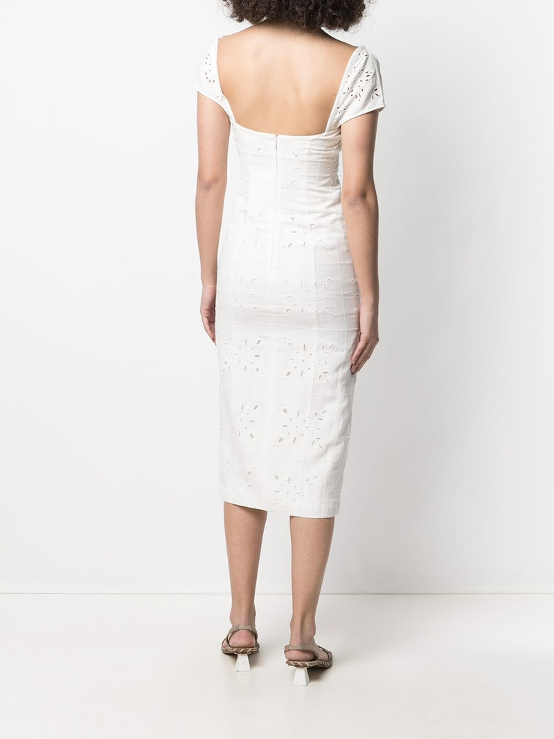 broderie anglaise midi sundress 4