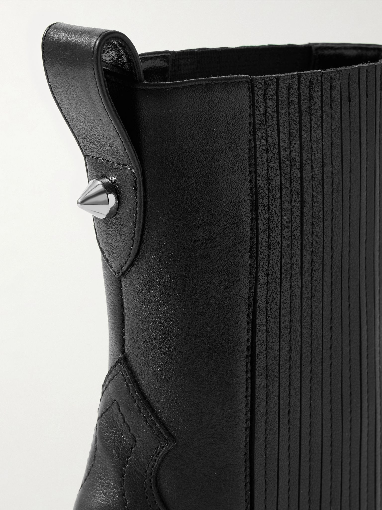 Santigag 85 leather ankle boots Black - 4