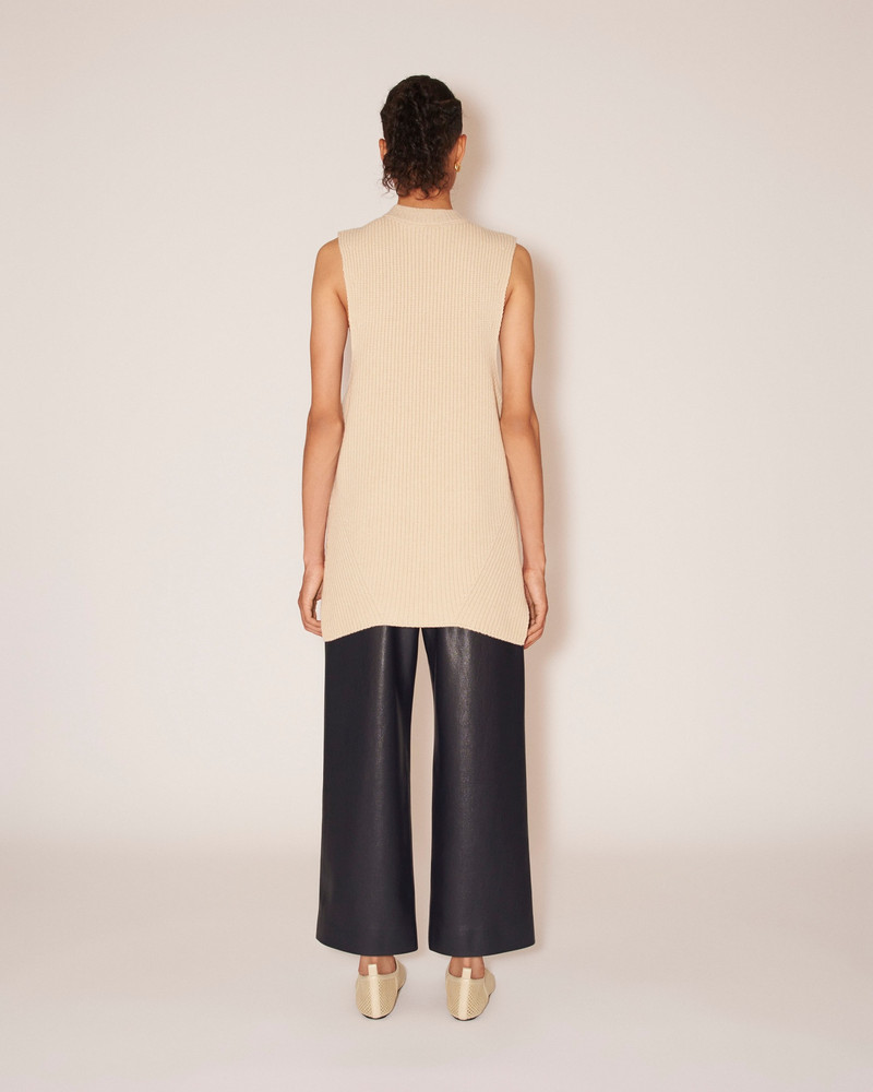 LEELA - Cashmere-merino tank top - Beige 5