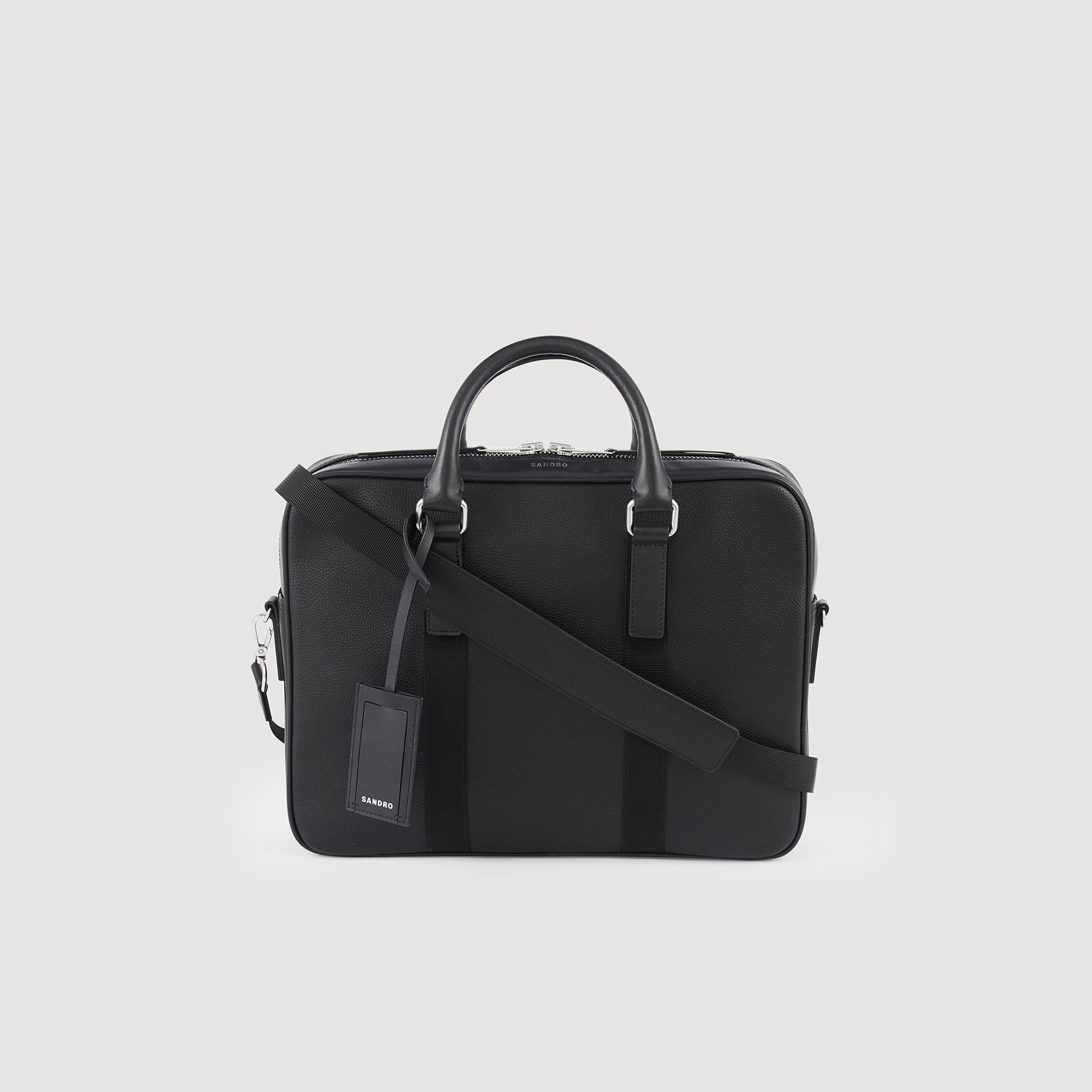 Large briefcase in coated canvas - 1
