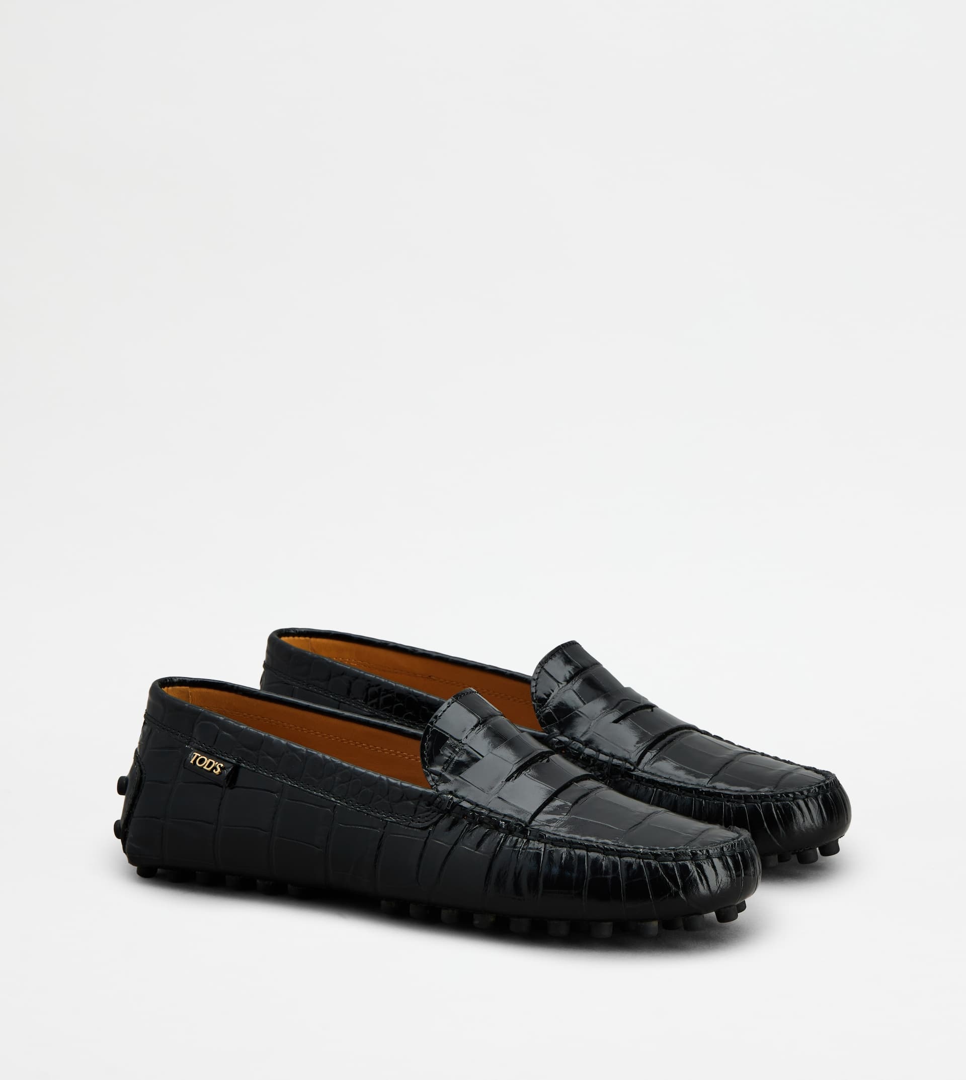 GOMMINO DRIVING SHOES IN LEATHER - BLACK - 3