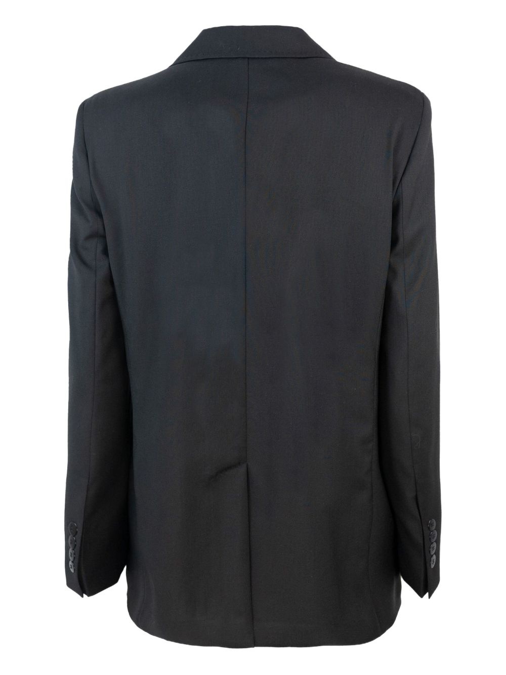 single-breasted wool blazer - 2