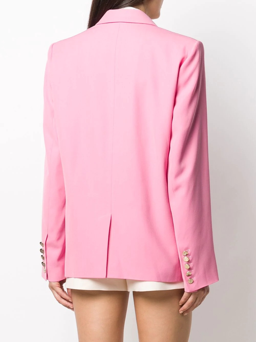 oversized button front Serge jacket - 4