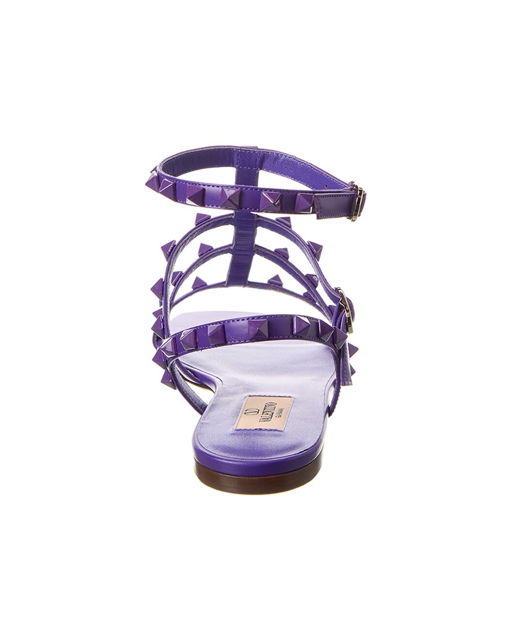 Valentino Rockstud Caged Leather Ankle Strap Sandal - 3