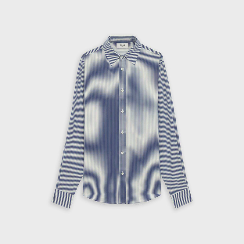 CLASSIC SHIRT IN STRIPED SILK 1