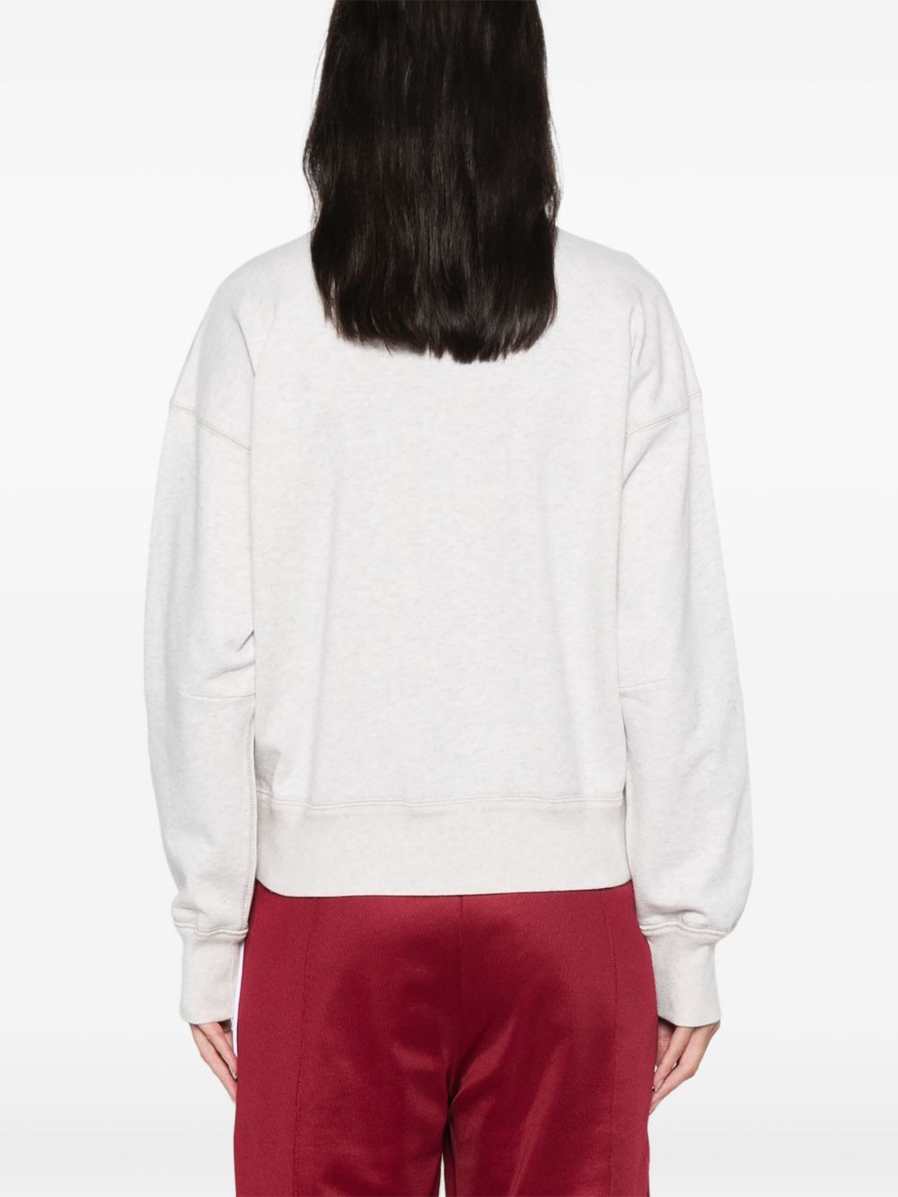 Marant Etoile Women Moby Logo Cotton Sweatshirt - 5