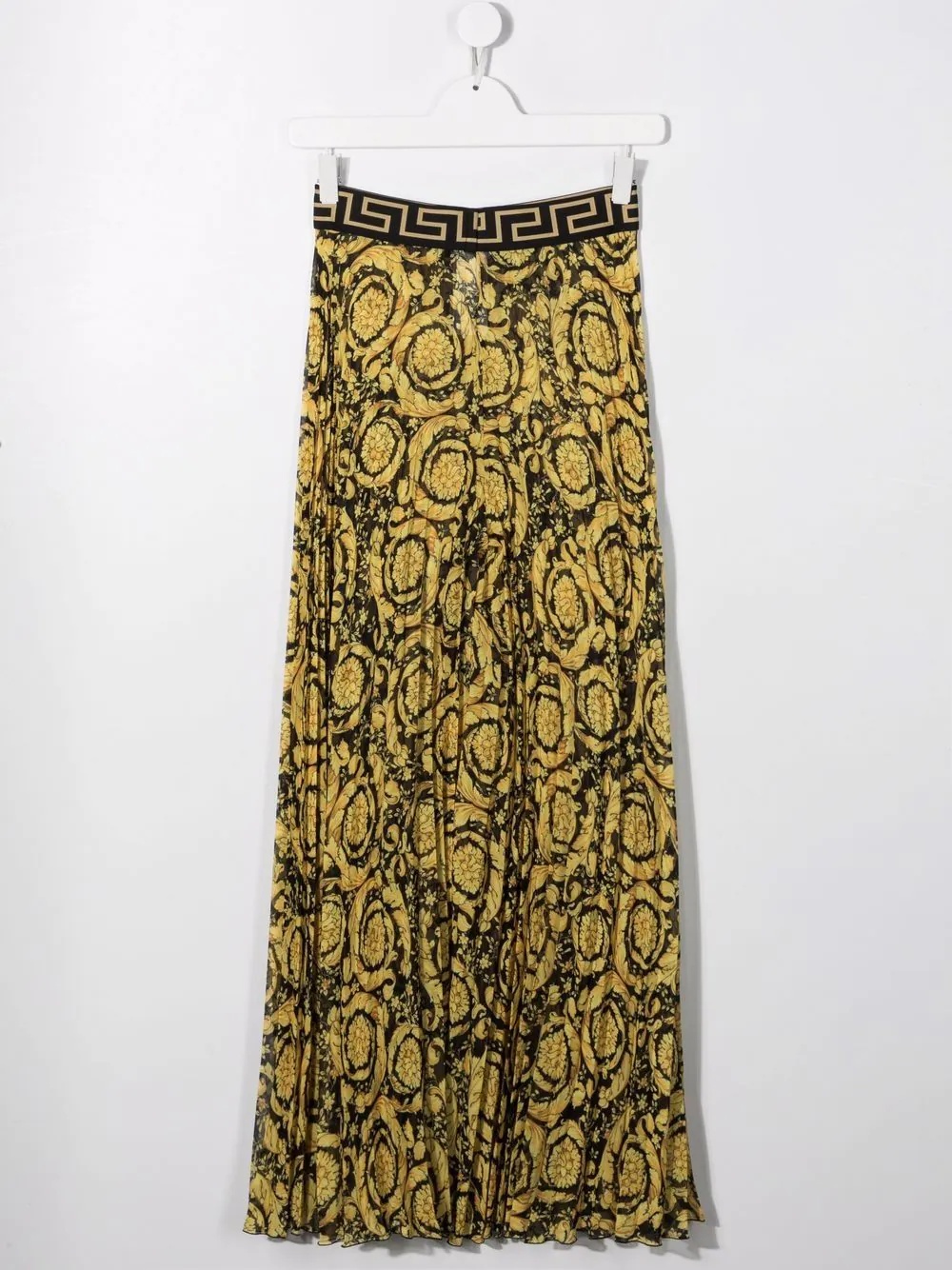 pleated floral baroque-print skirt - 2