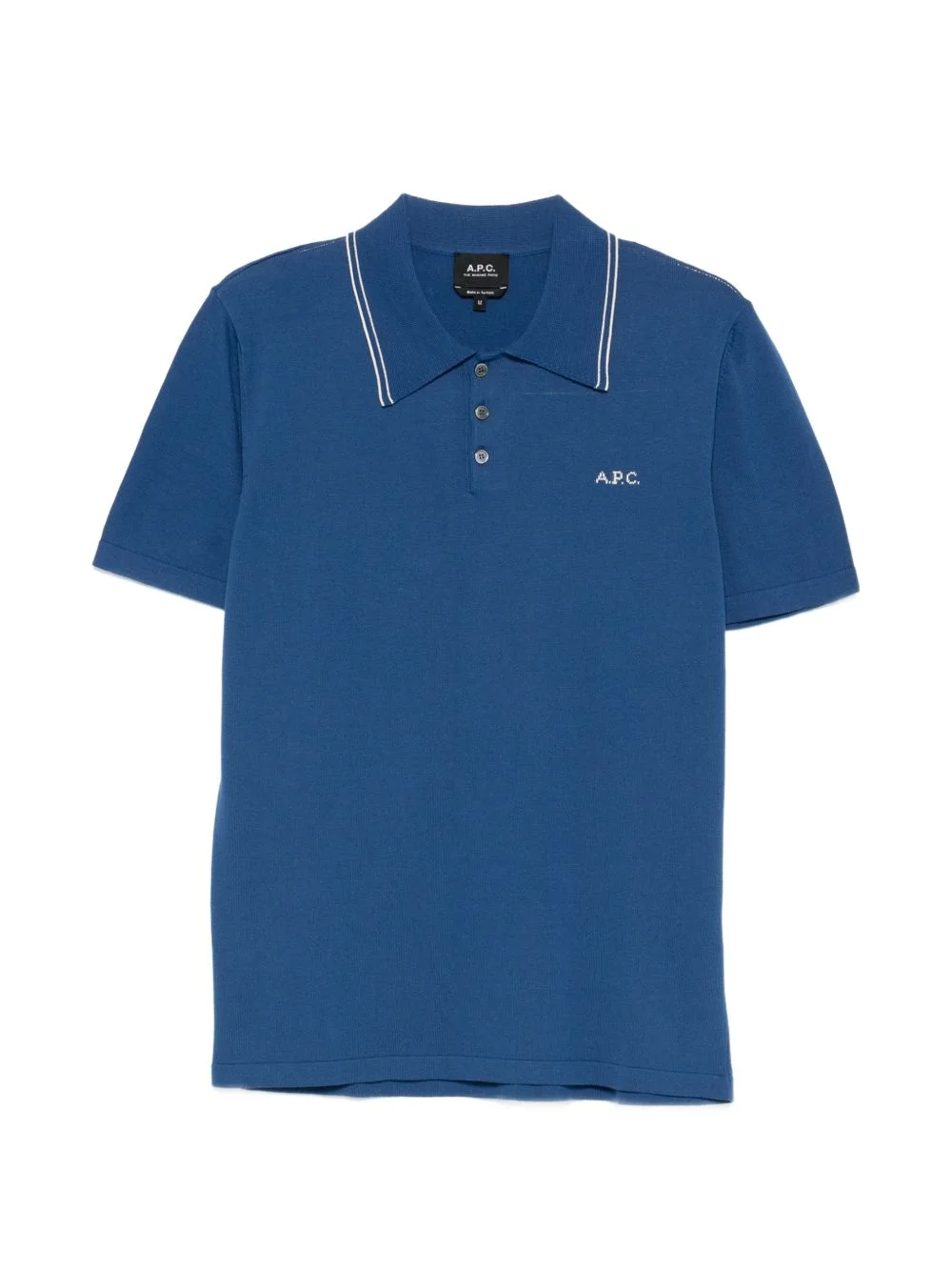 logo-embroidered polo shirt - 1