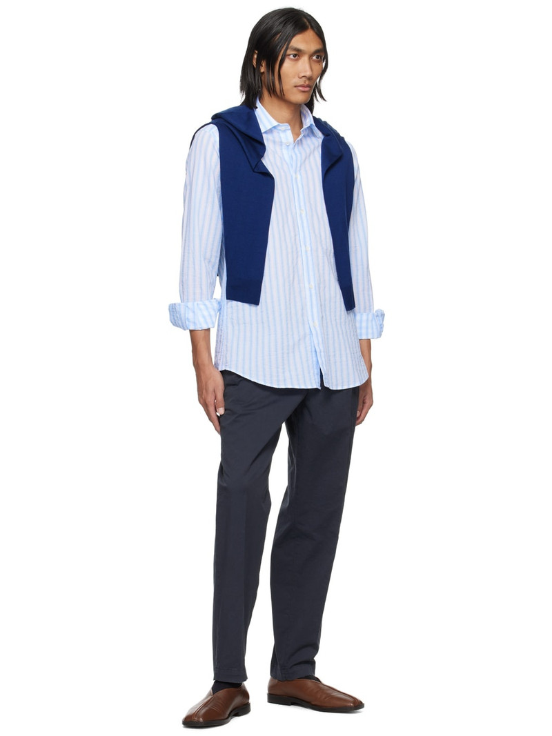 BARENA Blue Surian Barai Shirt outlook