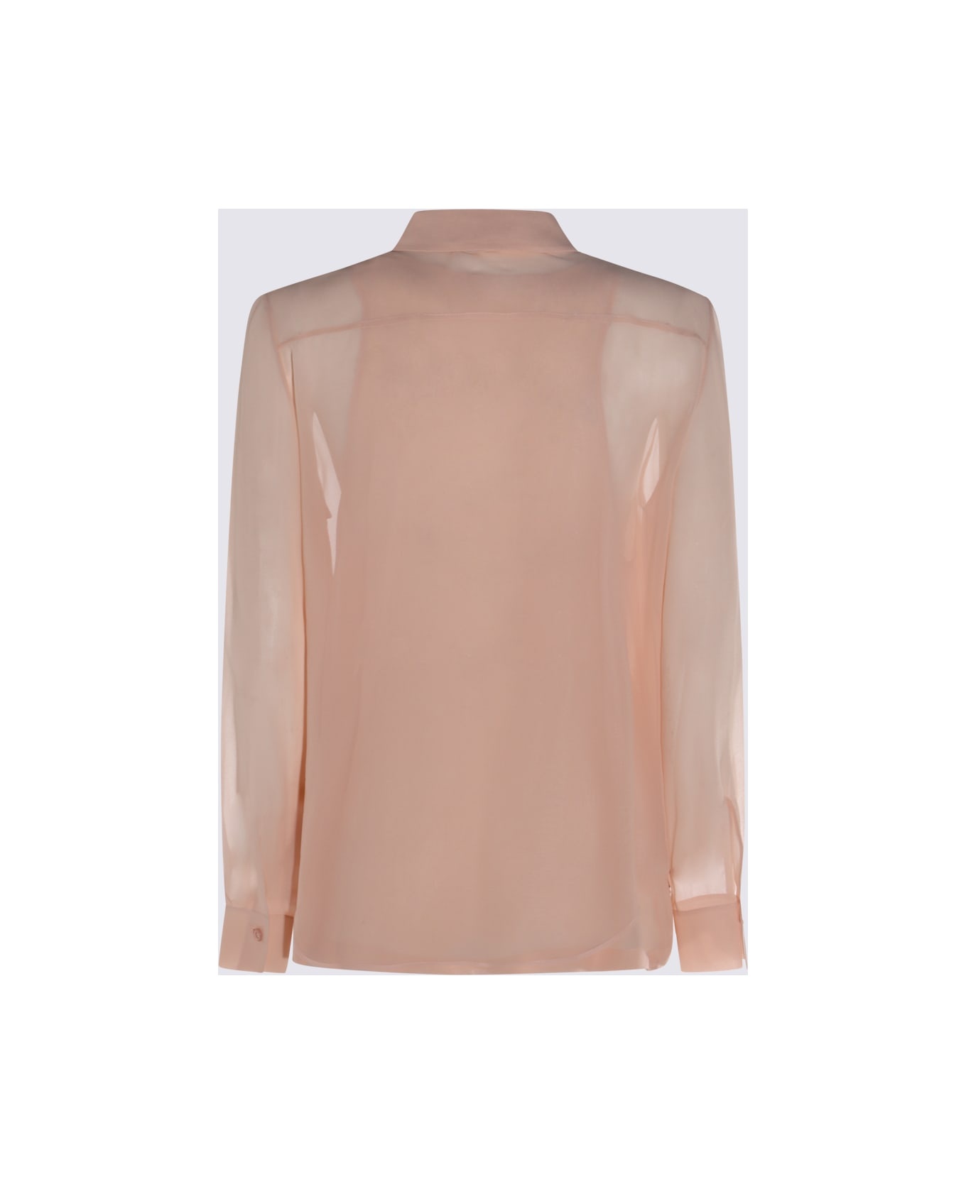 Pink Silk Shirt - 2