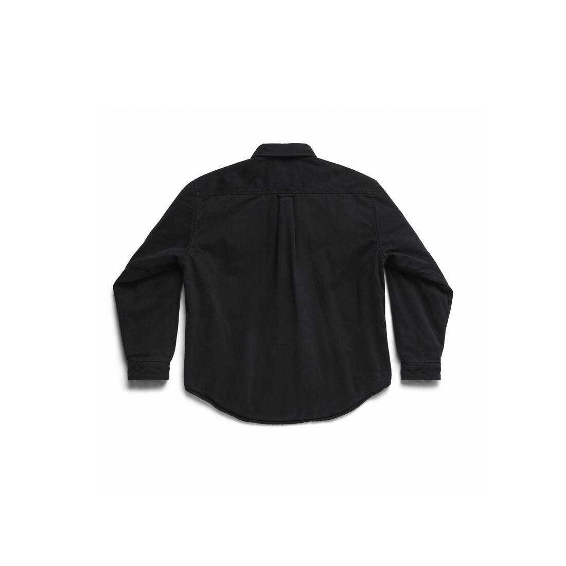 Men's Balenciaga Padded Shirt Large Fit in Black - 6
