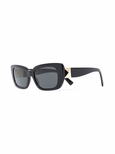 Valentino Roman Stud square-frame sunglasses outlook