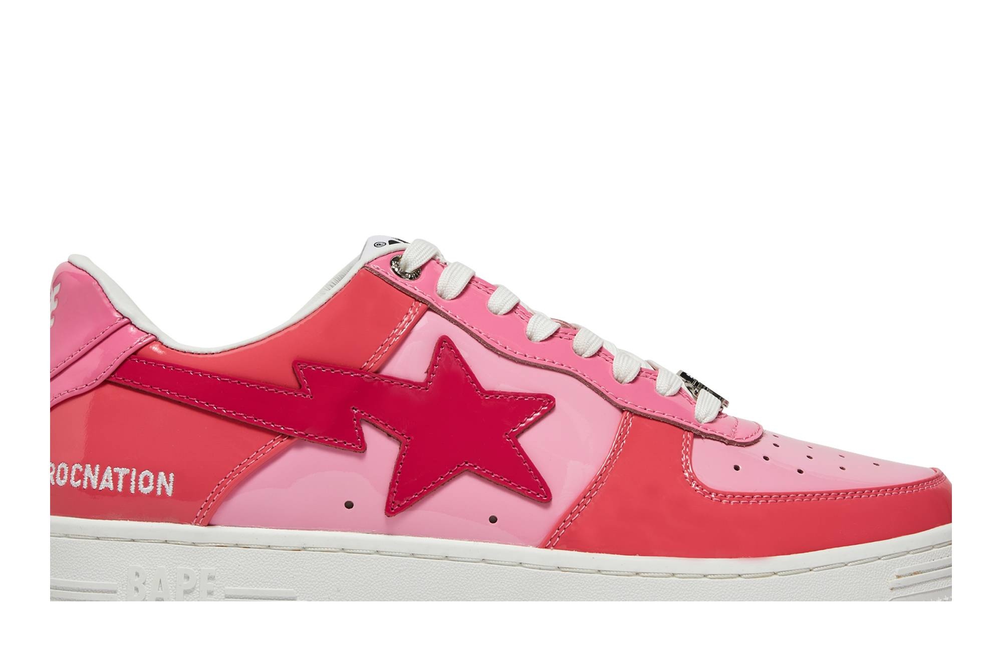 A BATHING APE® Bapesta Low M1 'Camo Combo - Pink' | REVERSIBLE