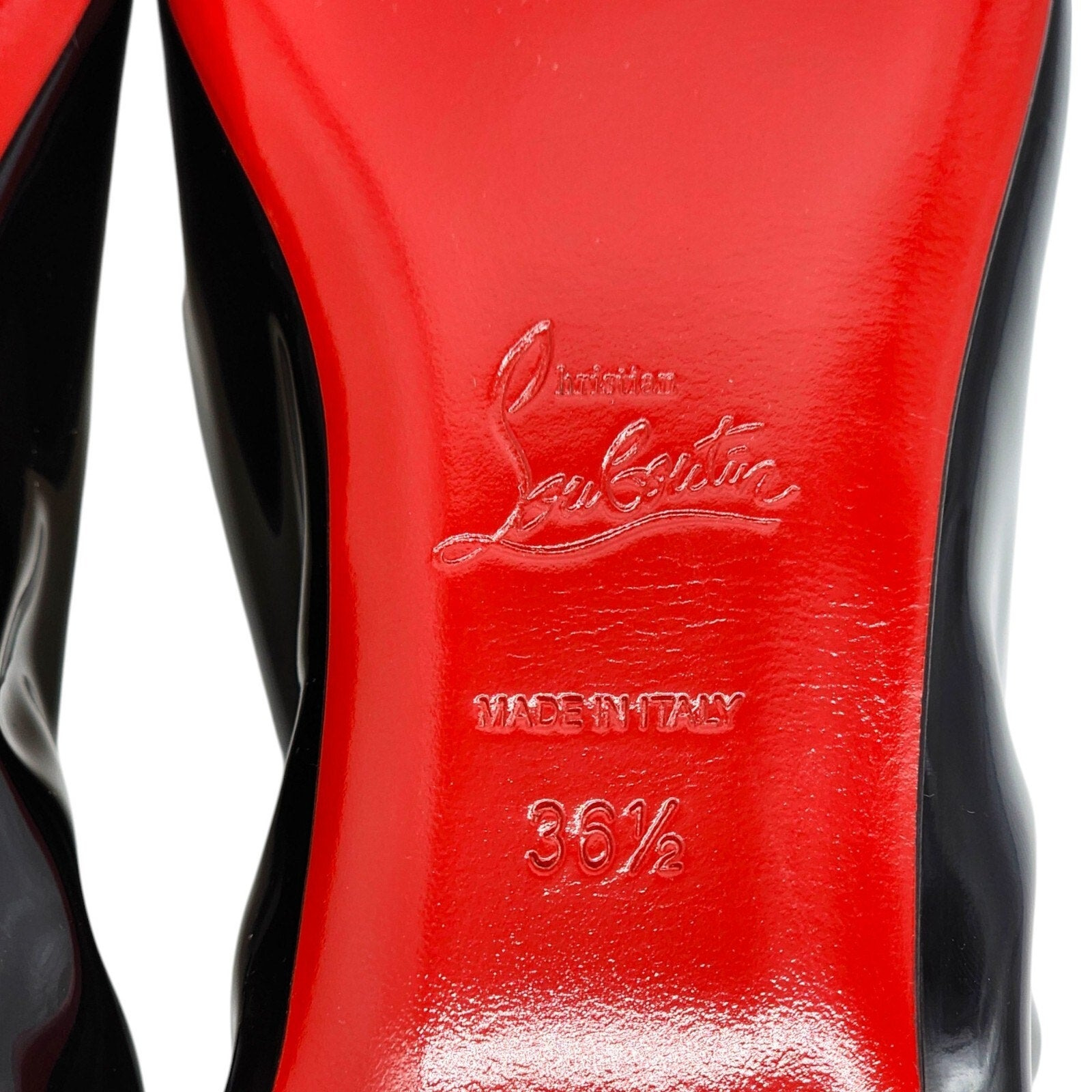 Christian Louboutin Gloriana Flat Patent Leather Ballet Flats Black - 11