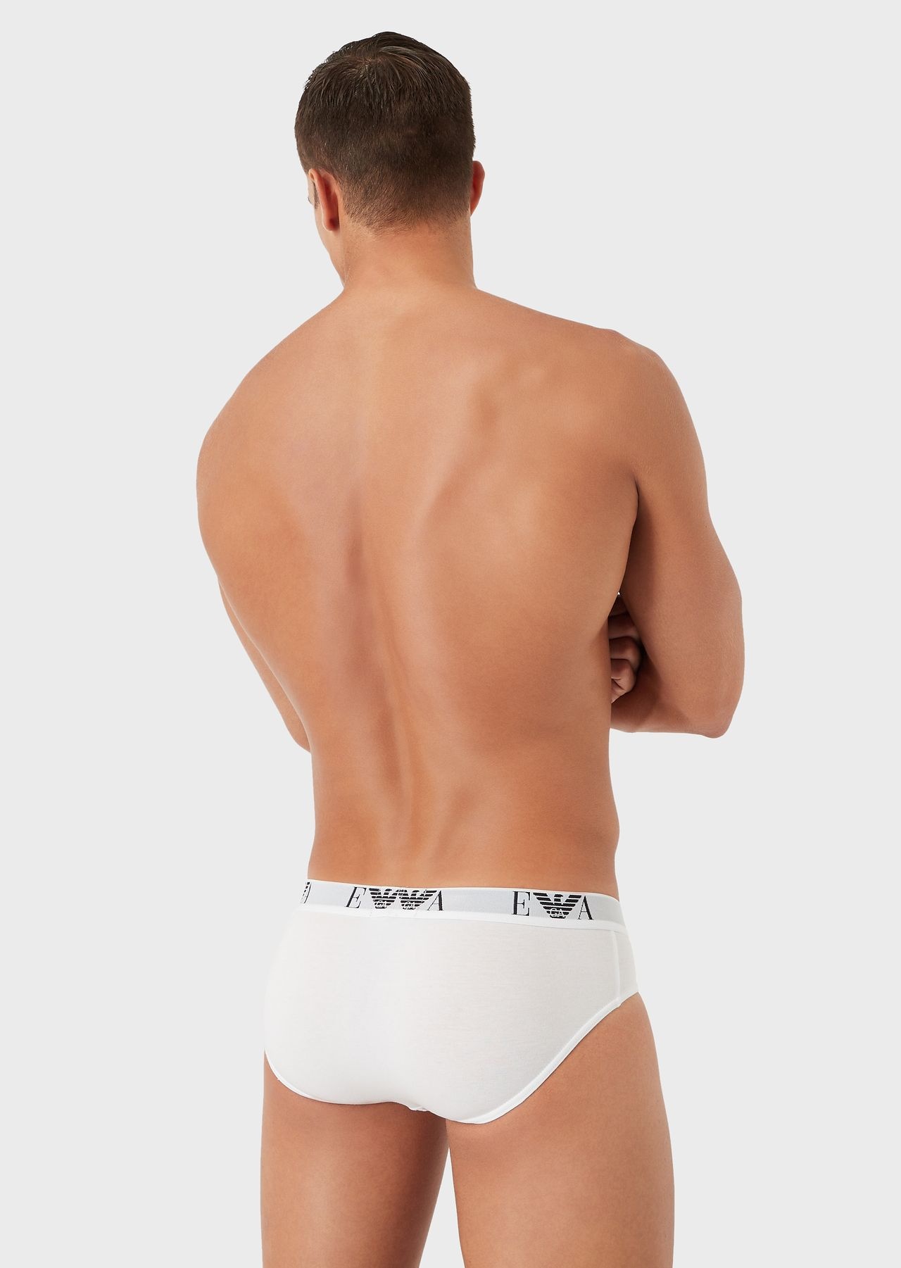 Three-pack of briefs with essential monogram logo - 2