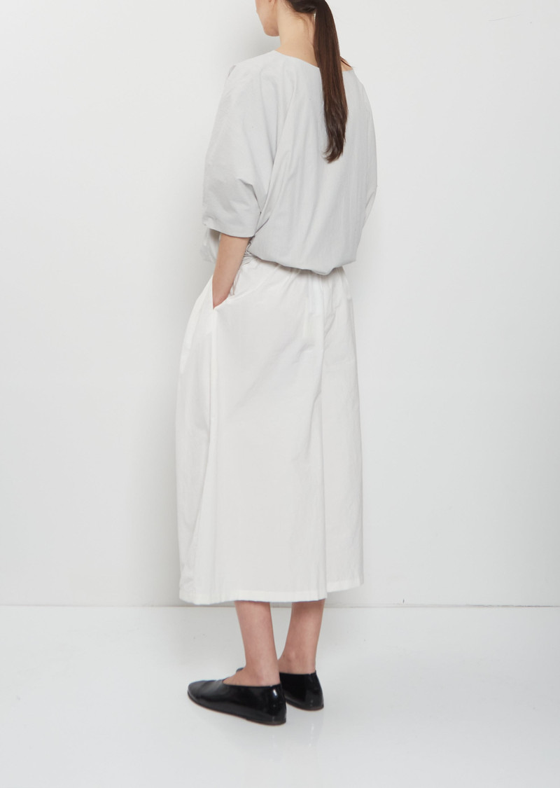 apuntob Technical Cotton Wide Cropped Trousers outlook