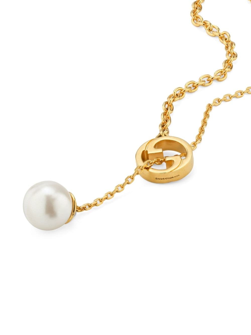 Blondie pearl-drop necklace - 3