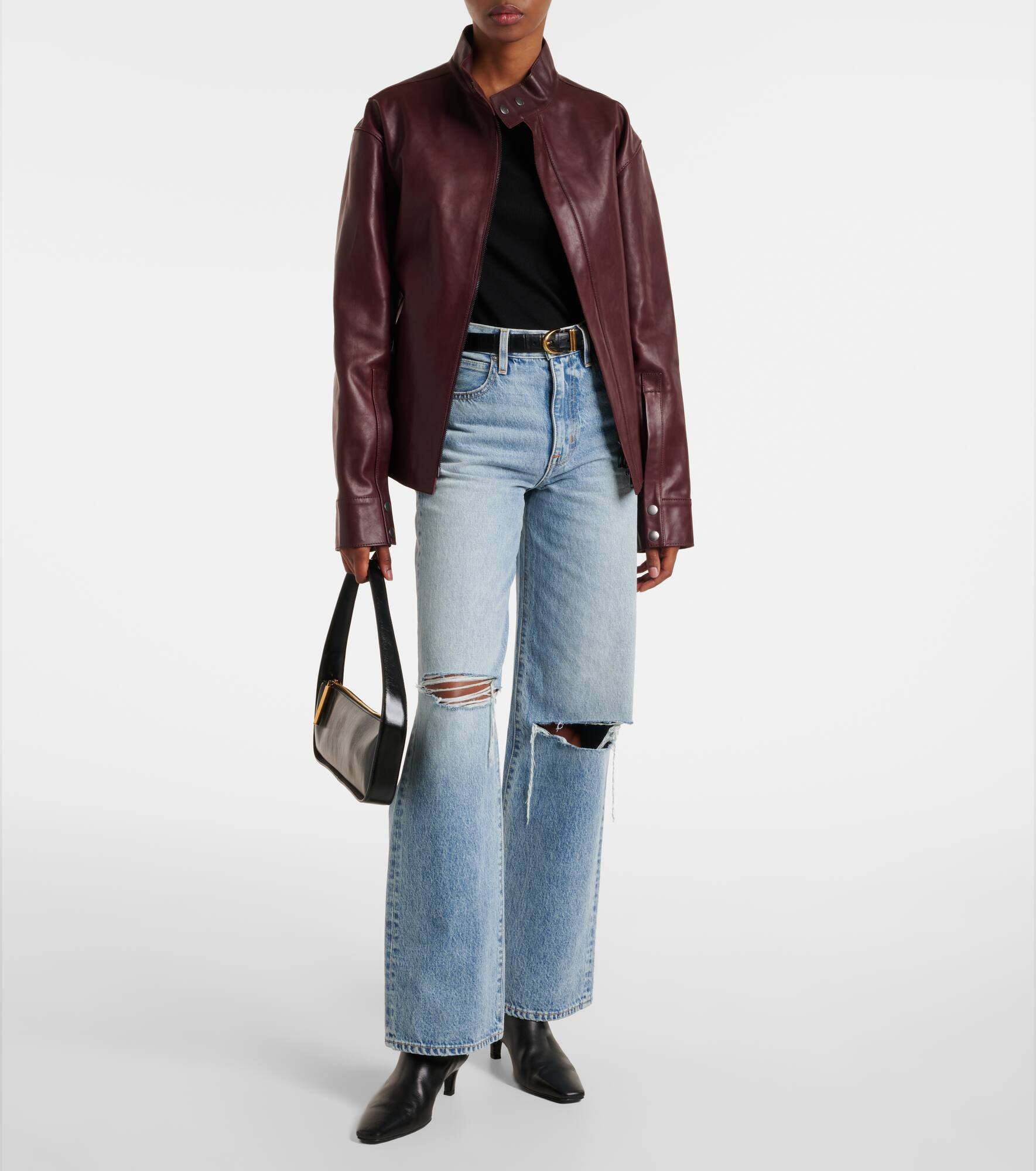 Grace mid-rise wide-leg jeans - 2