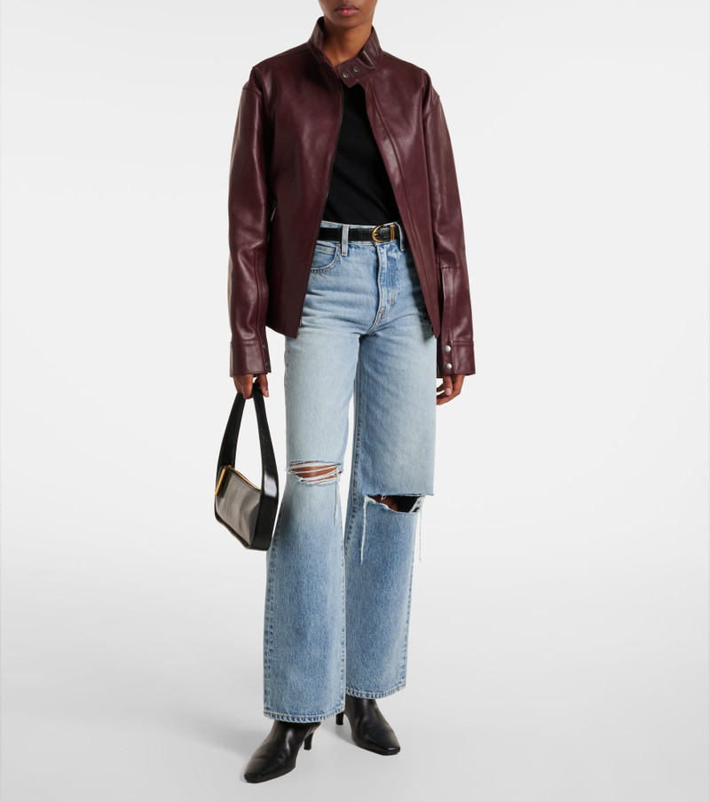 SLVRLAKE Grace mid-rise wide-leg jeans outlook