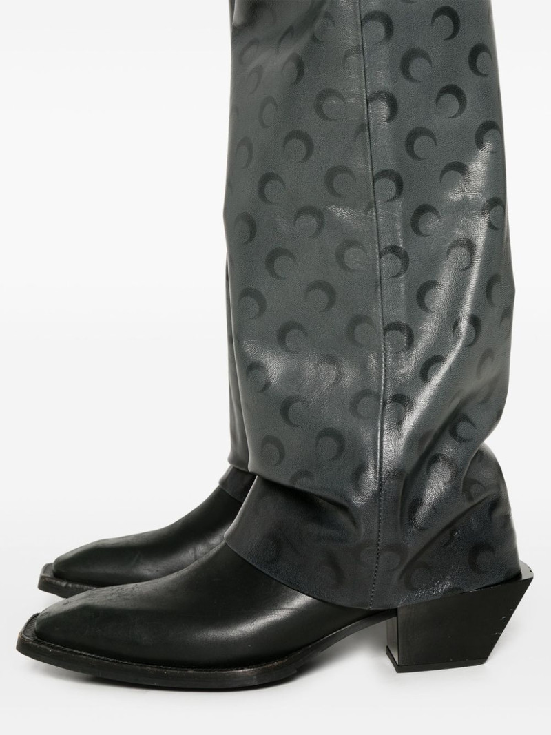 Crescent Moon-airbrushed trousers 5