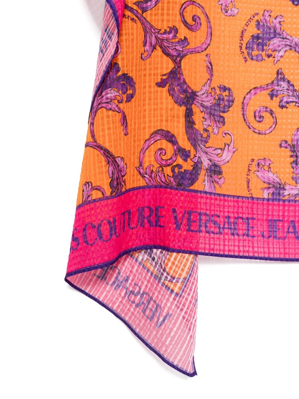 Barocco-print scarf - 2