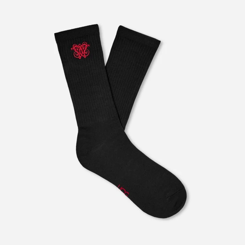® Willy Chavarria Sock in Black - 1