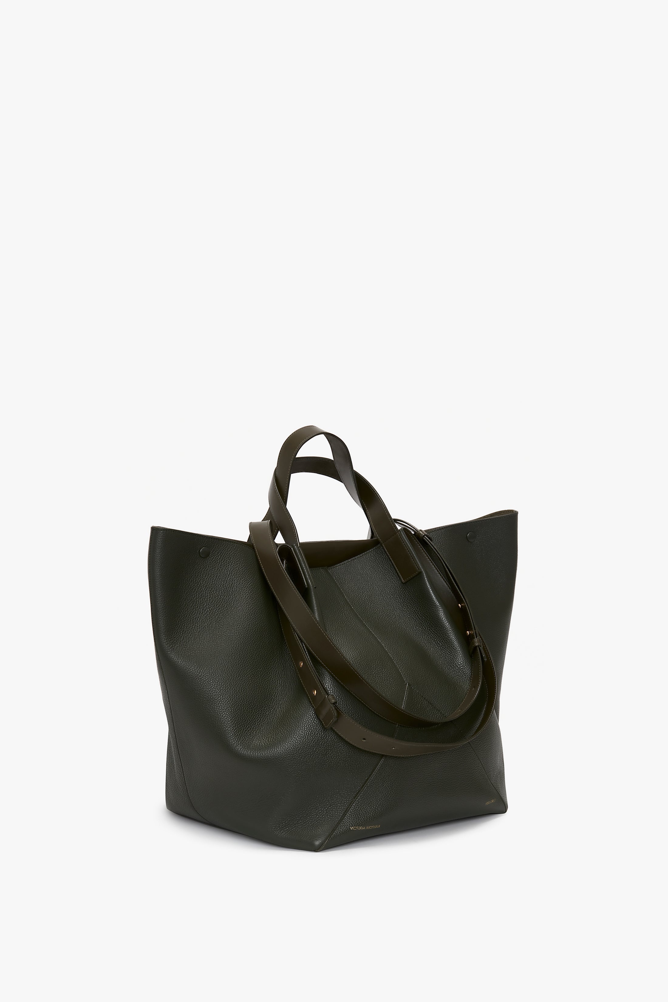 The Jumbo Tote In Loden Leather - 3