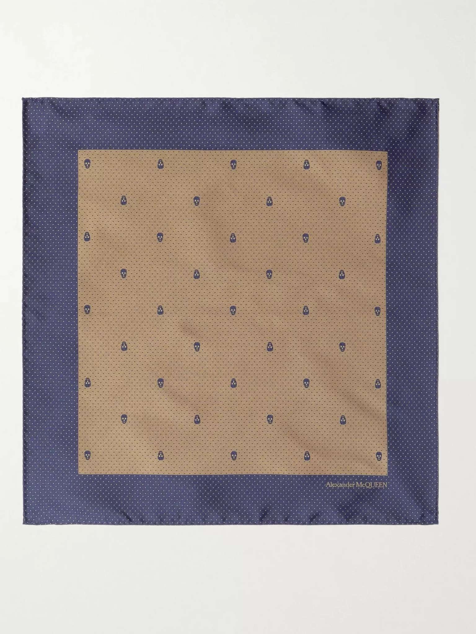 Polka-Dot Silk-Jacquard Pocket Square - 2