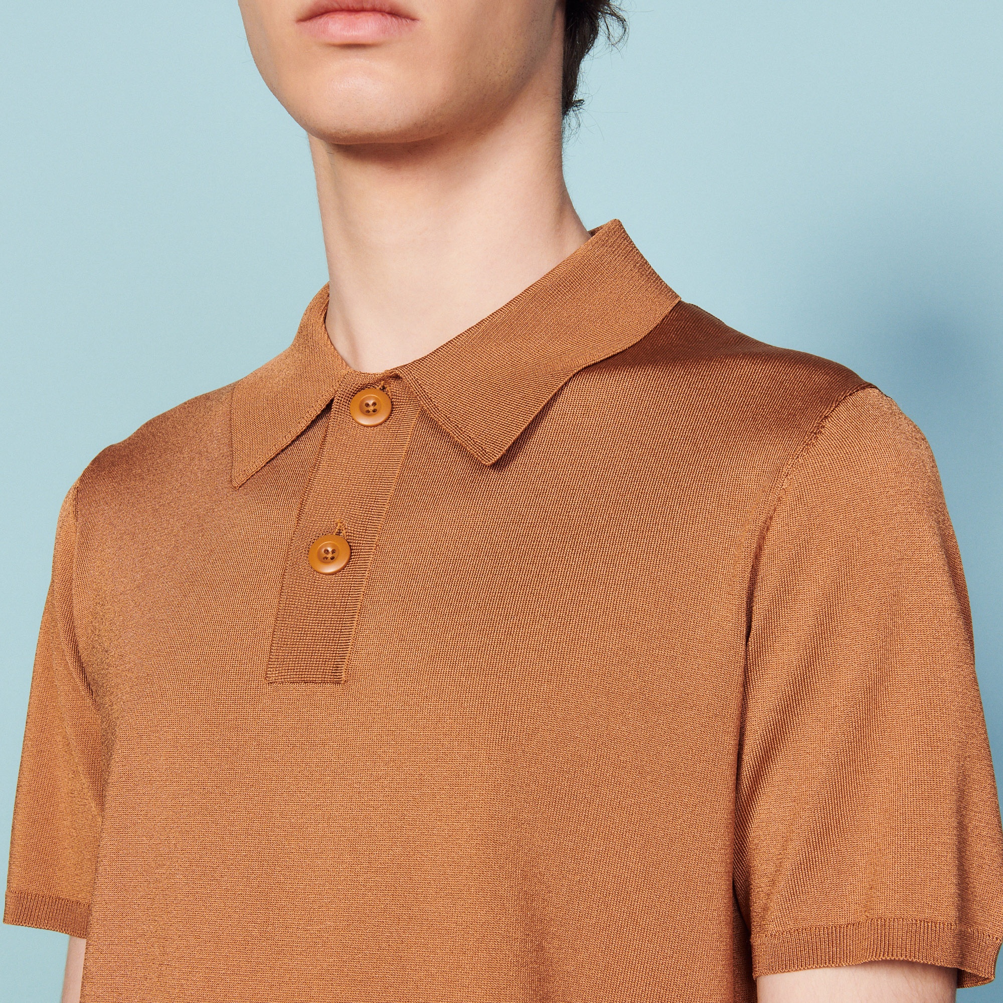 Knitted polo shirt - 5