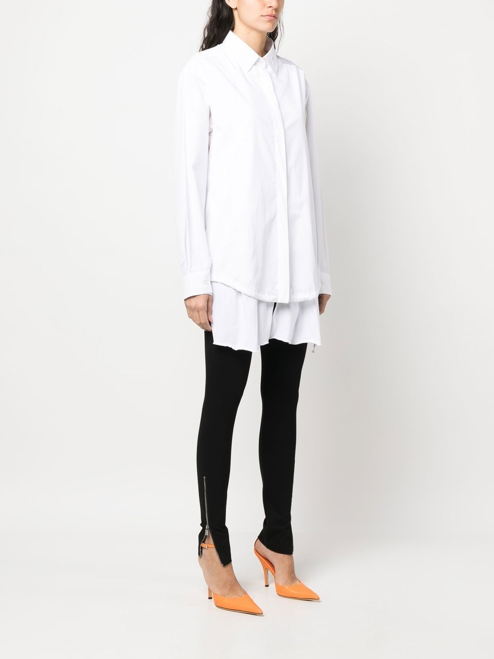 extra-fabric-detail shirt - 3