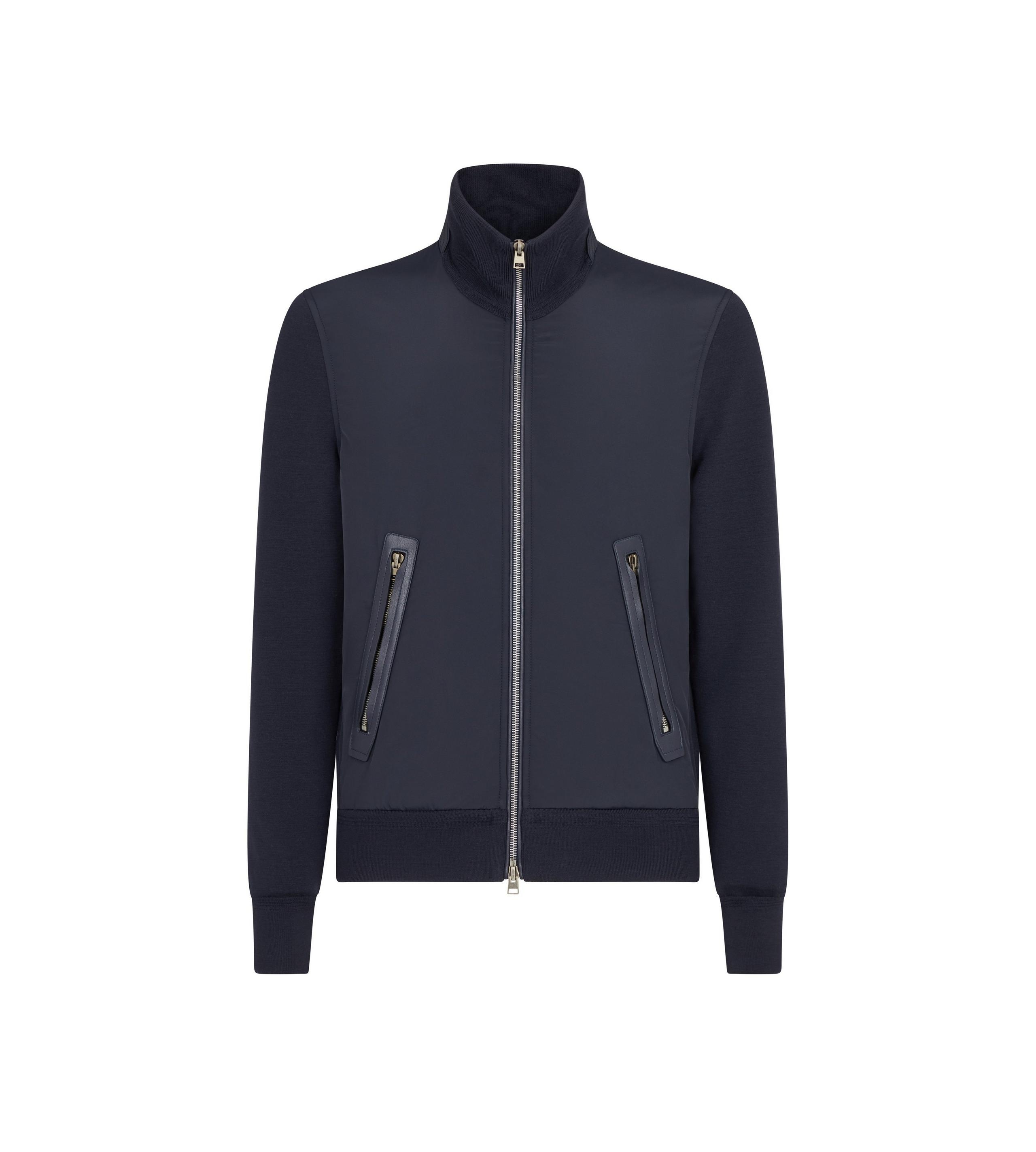 NYLON DOWN FRONT BLOUSON - 1