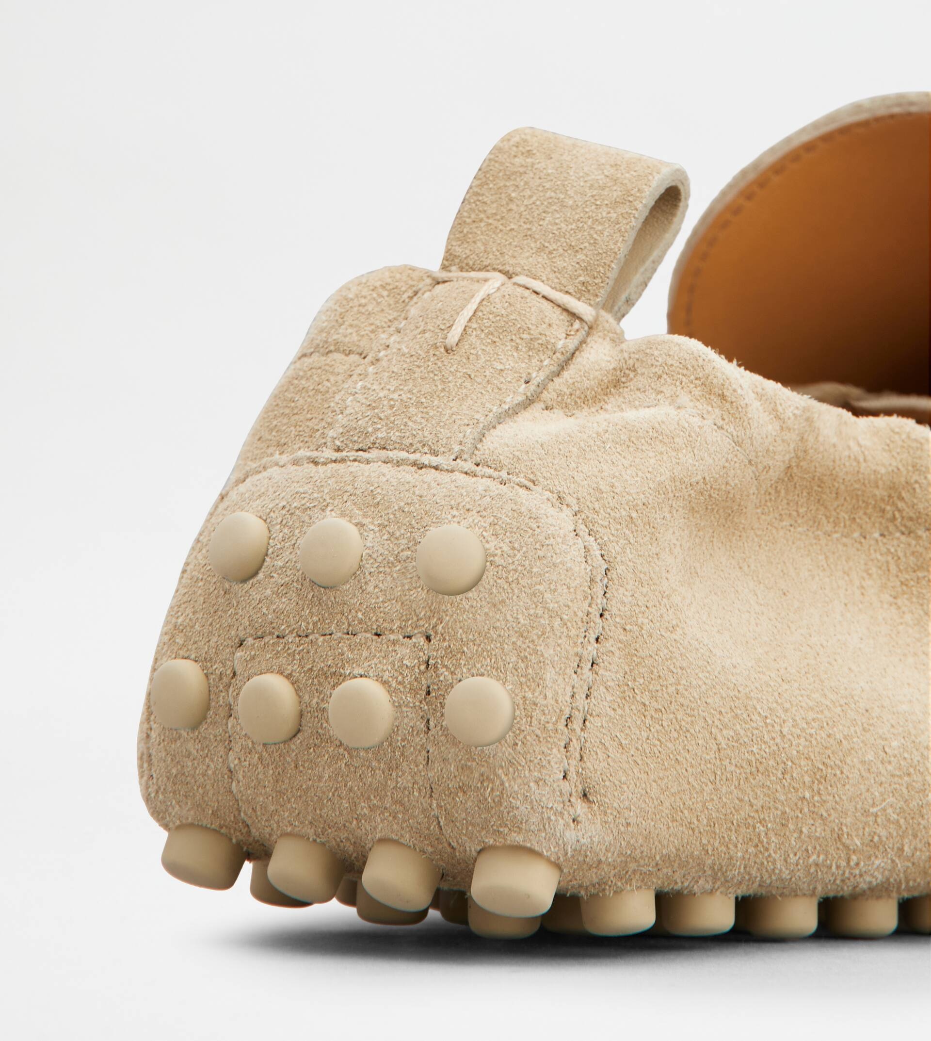 GOMMINO DRIVING SHOES IN SUEDE - BEIGE - 5