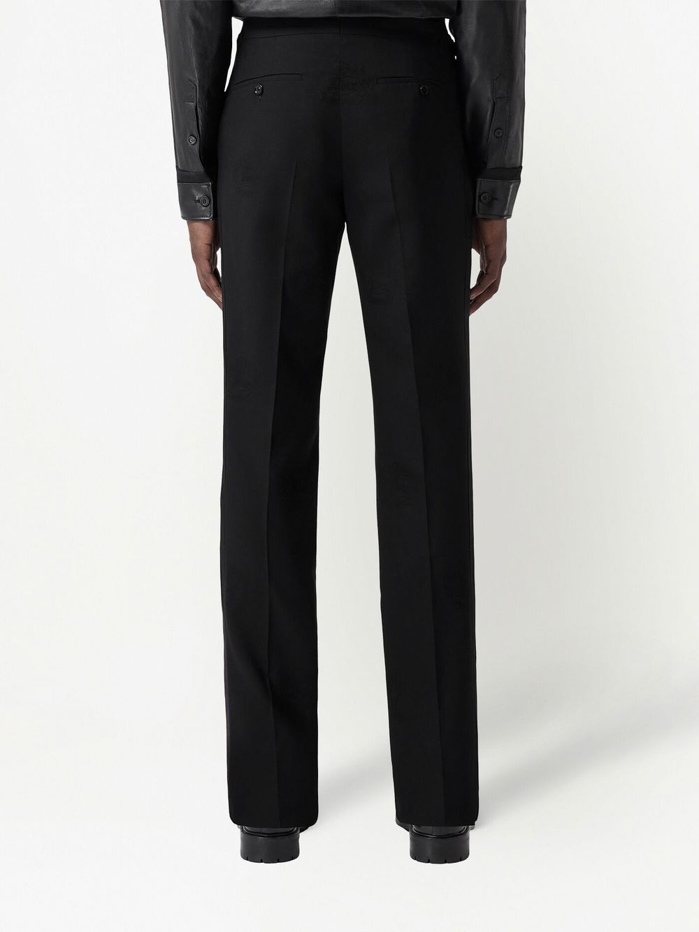 Equestrian Knight-motif tailored trousers - 4