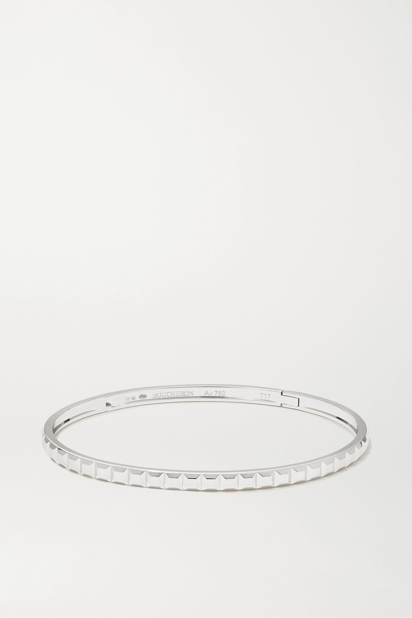 Quatre Clou de Paris Small 18-karat white gold bangle - 1