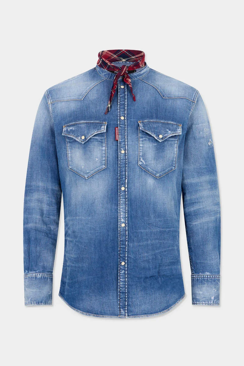 MEDIUM WASH CANADIAN VINTAGE SHIRT - 1