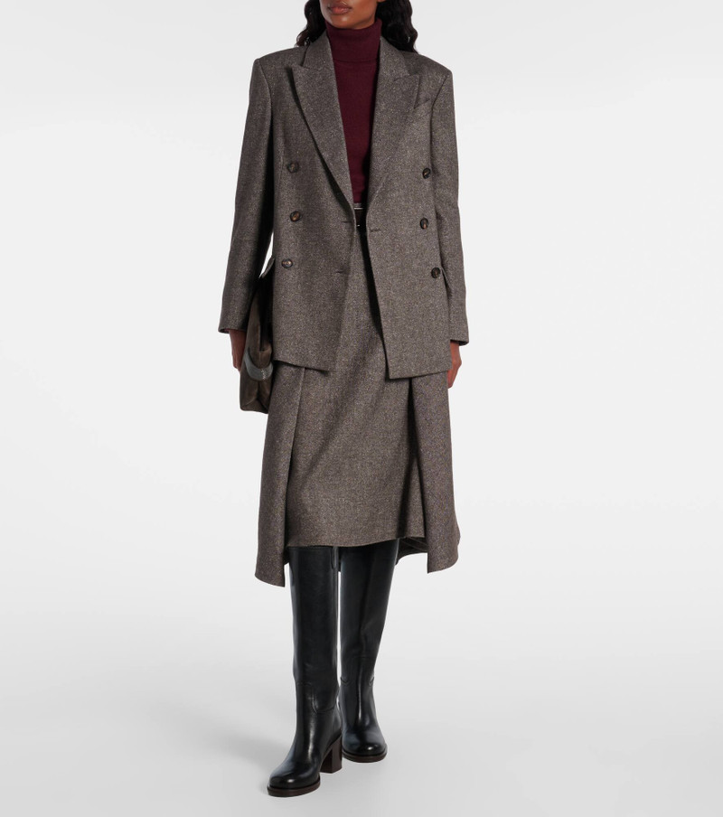 Brunello Cucinelli Leather knee-high boots outlook