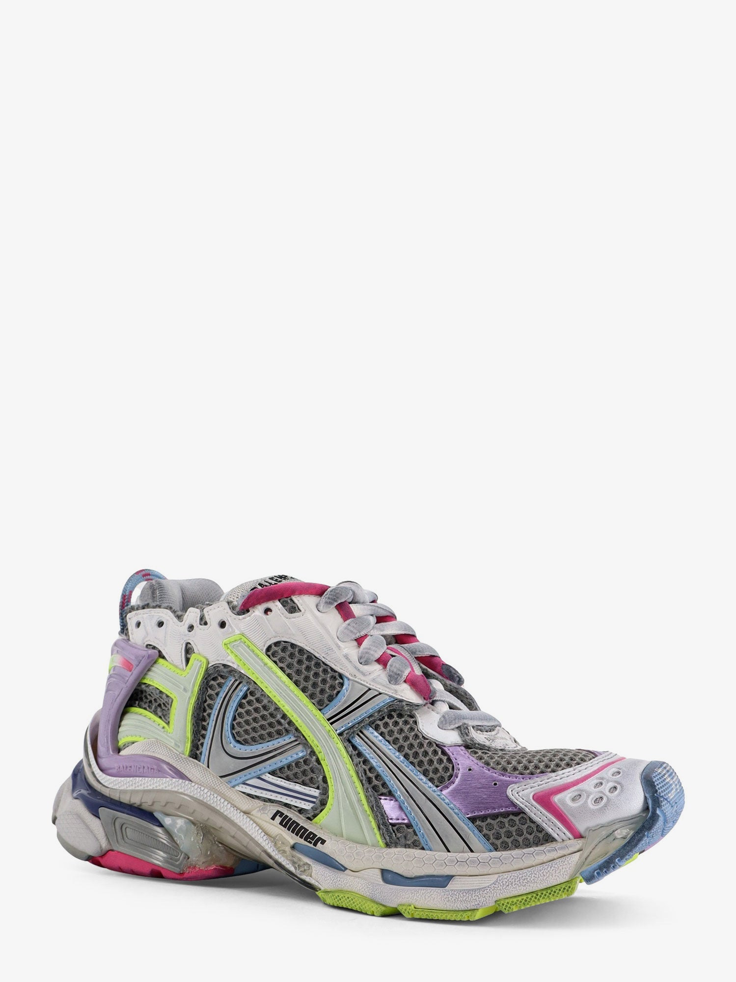 Balenciaga Runner Low-Top Mesh Sneakers - 2