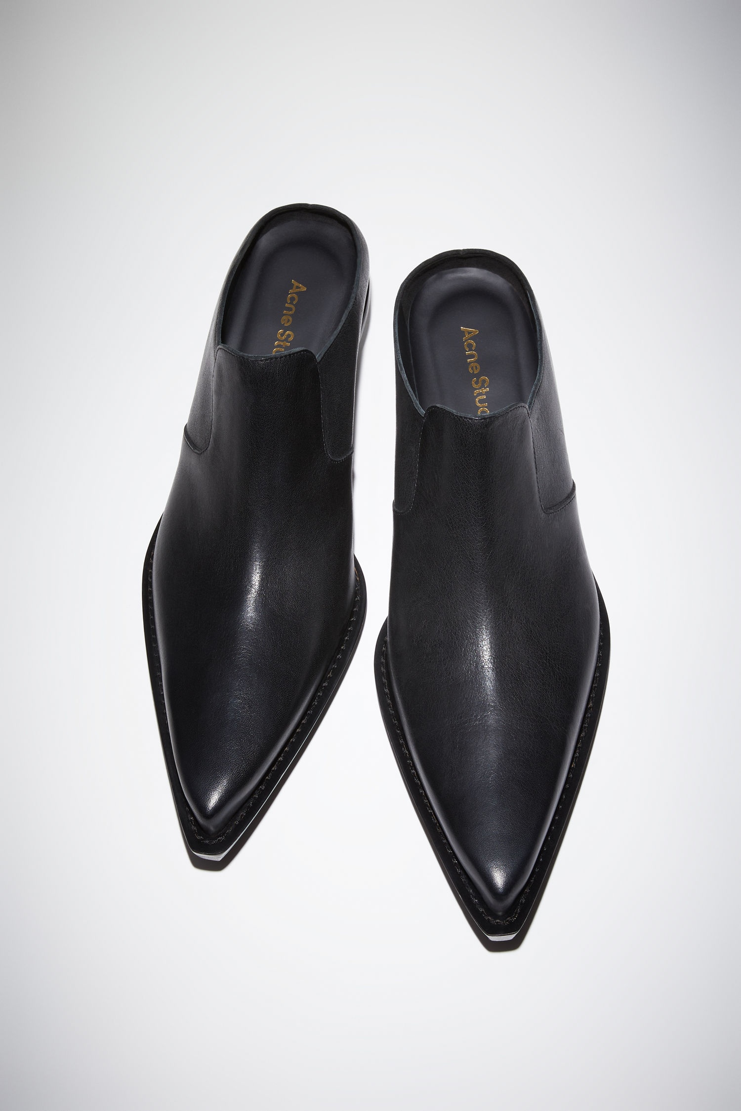 Pointed mules - Black - 2