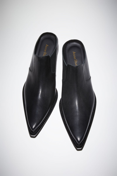 Acne Studios Pointed mules - Black outlook