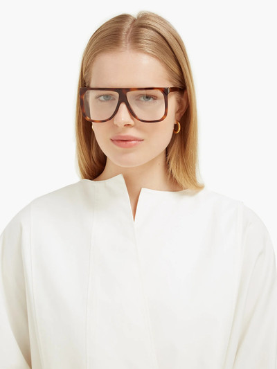 Loewe Oversized square-frame acetate glasses outlook