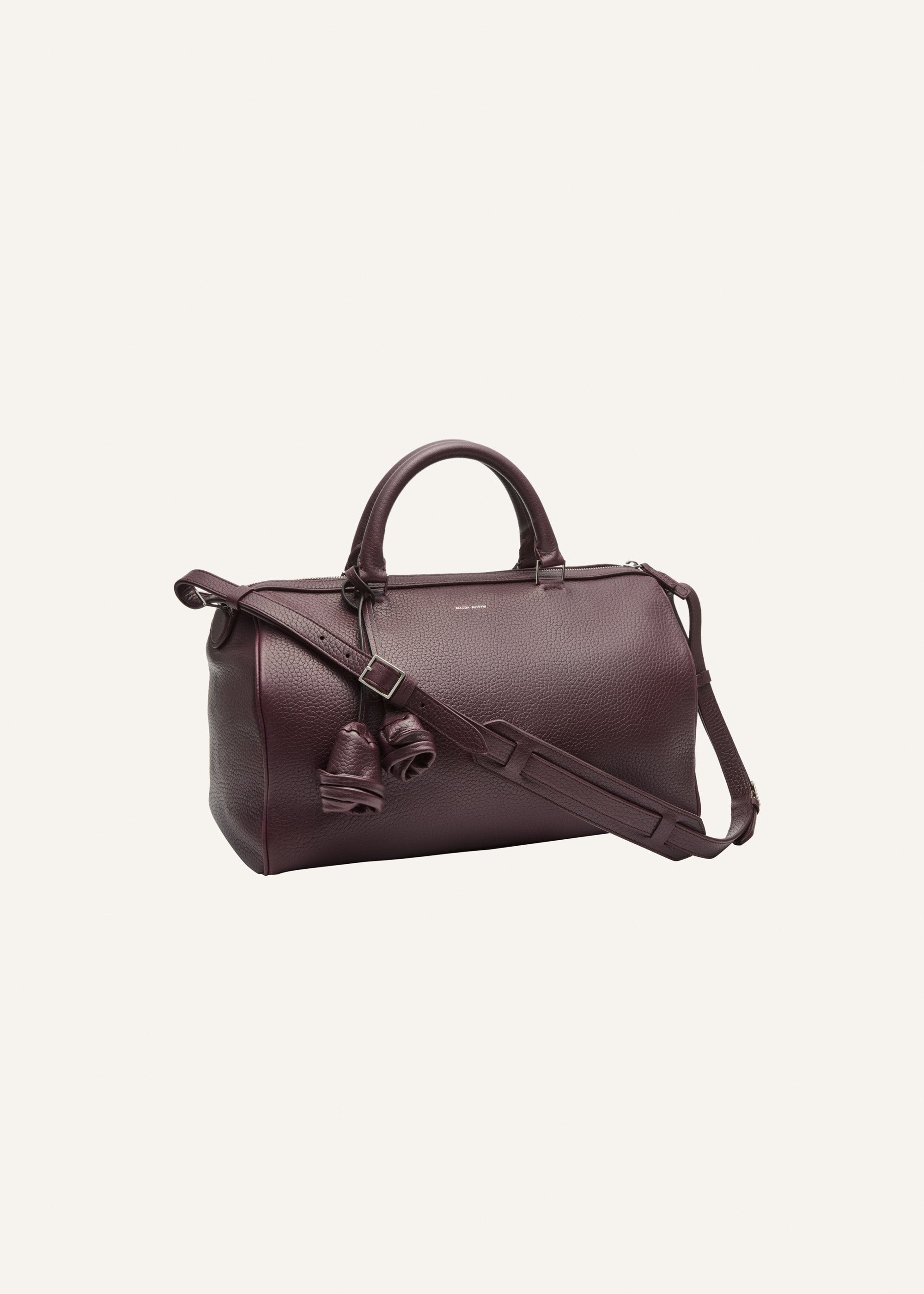 Varsovia bag in burgundy leather - 2